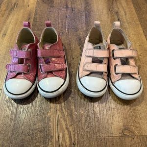 Converse “chucks” velcro sneakers